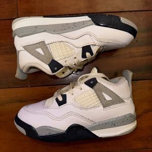 Preowned Jordan 4 Retro (TD) “Midnight Navy” 10C